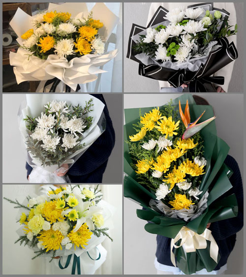 黑龙江大庆肇源县薄荷台乡白事花束代送